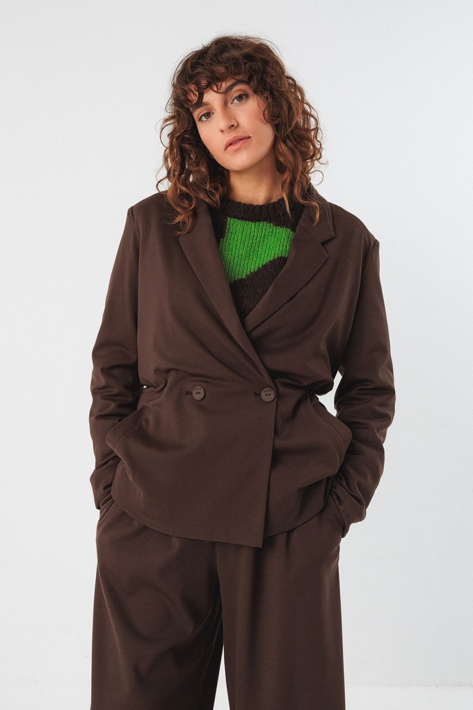Jacket Iratz Dark Brown from The Blind Spot Jacket Iratz Dark Brown from The Blind Spot