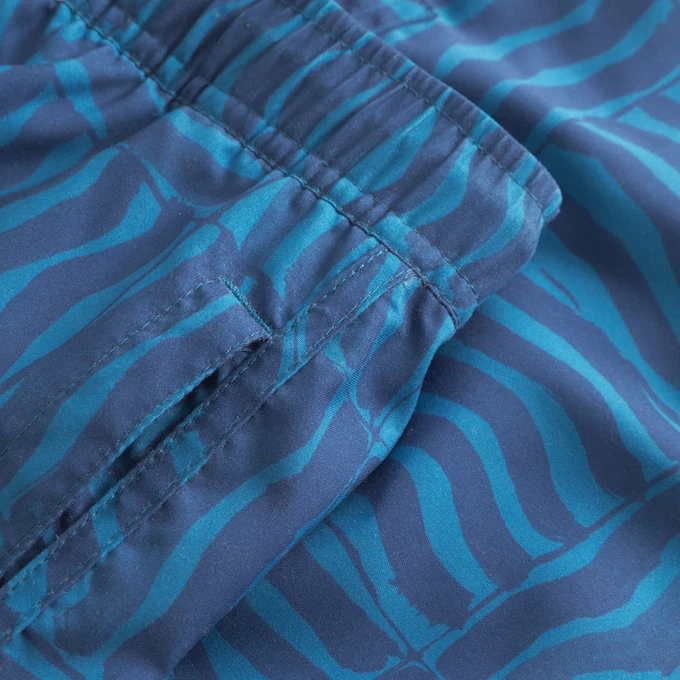 Zwemshorts Sandhamm Wave Tiles Blue from The Blind Spot