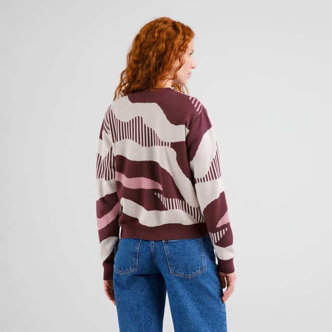 Dedicated | Sweater Arendal Flowing Abstract Multi Color from The Blind Spot