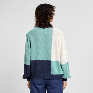 Sweater Knitted Rutbo Blocks Green from The Blind Spot