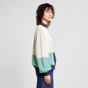 Sweater Knitted Rutbo Blocks Green from The Blind Spot