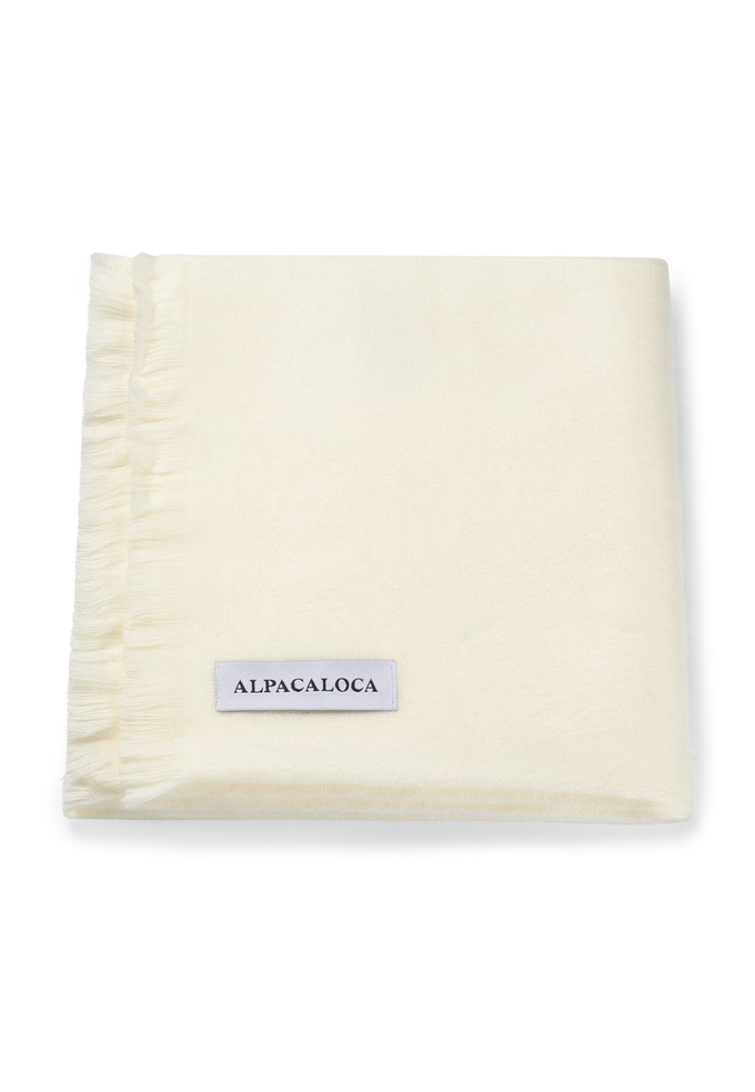 Alpaca Loca Sjaal Ivory White from The Blind Spot