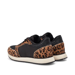 Woden | Ronja Sneakers Cowhair Leopard Black from The Blind Spot