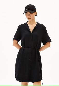 Jurk Mabelaa Mousseline Zwart via The Blind Spot