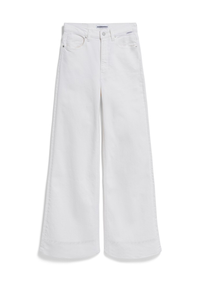 Murliaa Jeans | High Waist Flared Leg | Wit from The Blind Spot