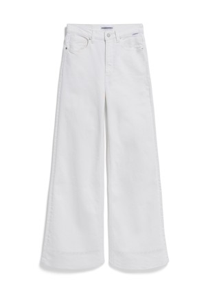 Murliaa Jeans | High Waist Flared Leg | Wit from The Blind Spot