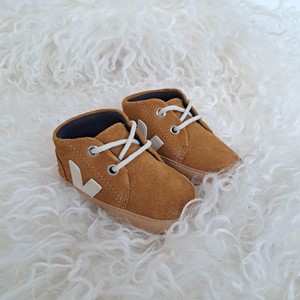 Veja Baby Shoe | Baby Suede Camel Pierre from The Blind Spot