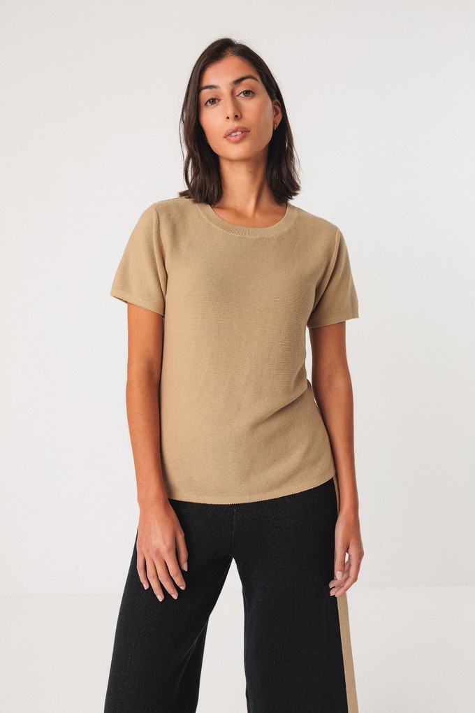 T-Shirt Bidari GOTS Beige from The Blind Spot