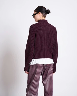 Trui Jumper Ola Cherry Lacquer GOTS from The Blind Spot