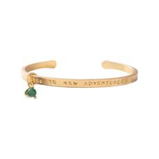 Pure Aventurijn Goud Armband via The Blind Spot