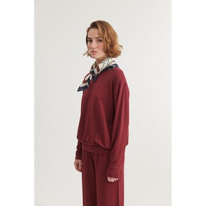 Sweater Sadie Blouse Bordeaux Truffle from The Blind Spot