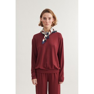 Sweater Sadie Blouse Bordeaux Truffle from The Blind Spot