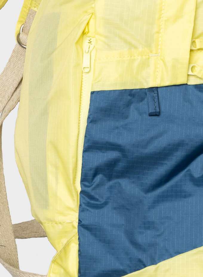 Susan Bijl | The New Foldable Backpack Joy & Dark Petrol Large from The Blind Spot