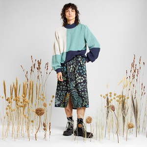 Sweater Knitted Rutbo Blocks Green from The Blind Spot