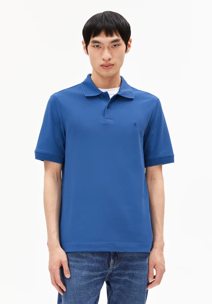 Armedangels Poloshirt Maario Dark Morning from The Blind Spot