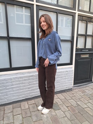 Kuyichi | Lena Loose Corduroy Brown from The Blind Spot