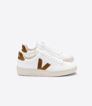 Veja V-12 Leather White Camel from The Blind Spot