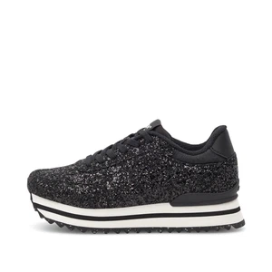 Woden | Ronja Sneakers Plateau Glitter Black from The Blind Spot