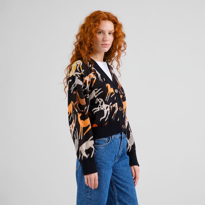 Dedicated | Cardigan Kanan Mustang Party Black from The Blind Spot