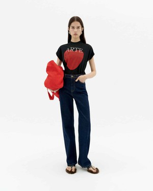 Thinking Mu T-shirt Volta Art Love Zwart from The Blind Spot