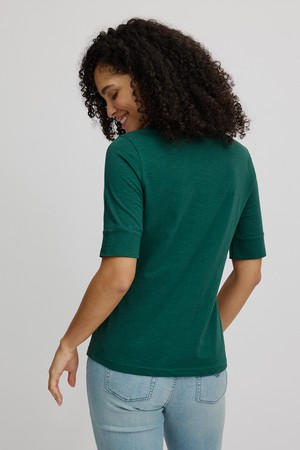 Slub T-shirt Rain Forest from The Blind Spot