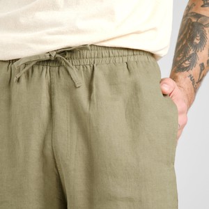 Shorts Vejle Linnen Leaf Green from The Blind Spot
