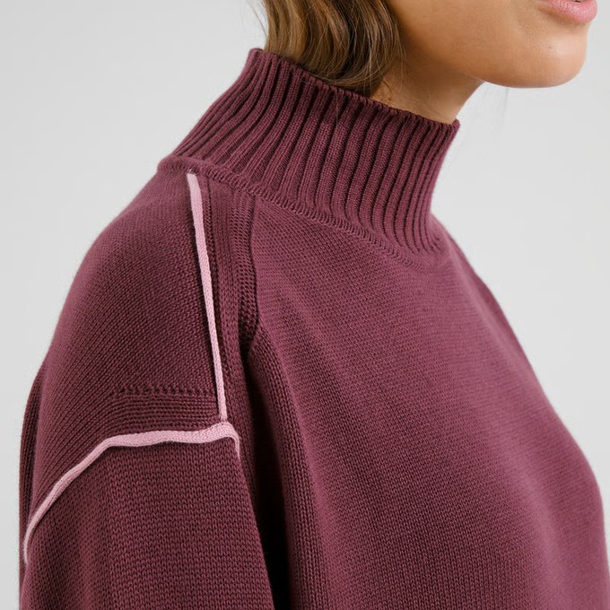 Dedicated | Sweater Sangis Fig Red from The Blind Spot