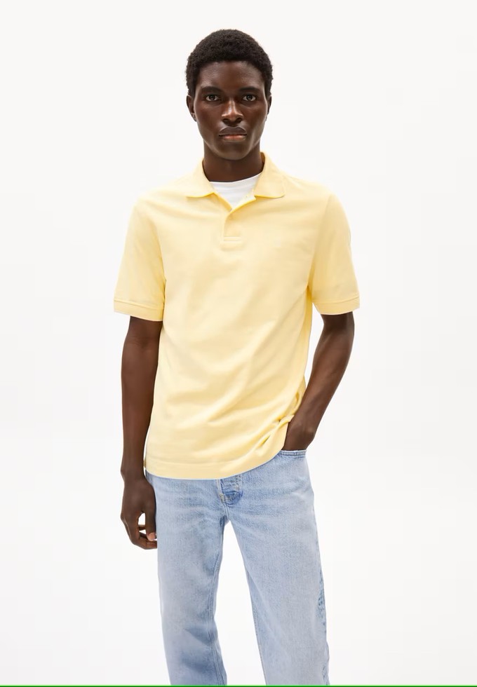 Armedangels Poloshirt Maario Early Yellow from The Blind Spot