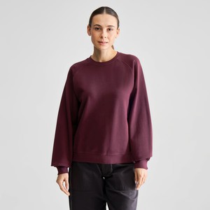 Dedicated | Sweater Ystad Fig Red from The Blind Spot
