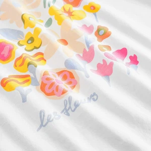 T-shirt Vadstena Les Fleurs Wit from The Blind Spot