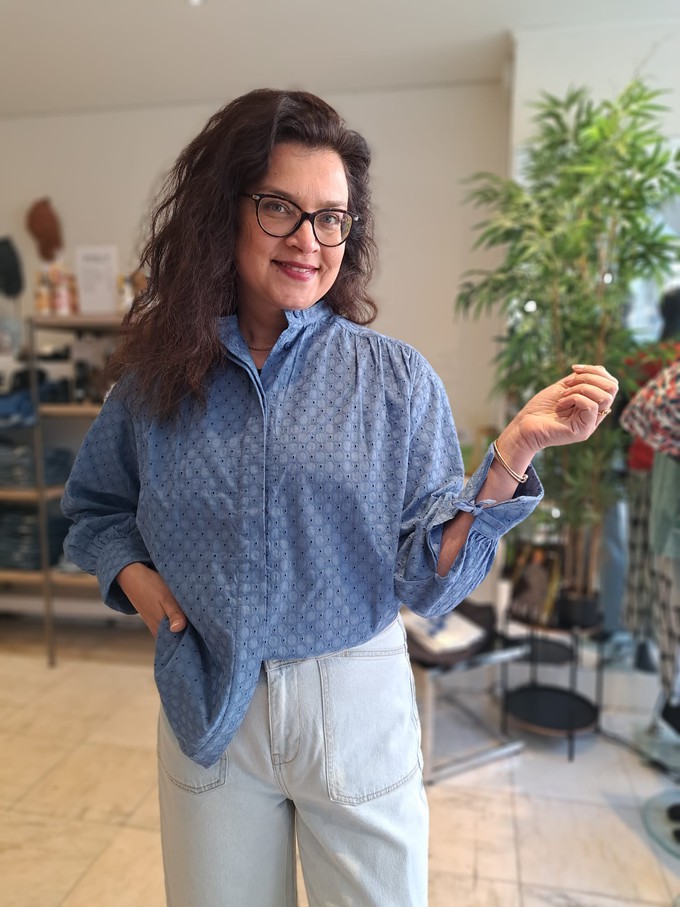 Blouse Adie Shirt Quiet Harbor from The Blind Spot