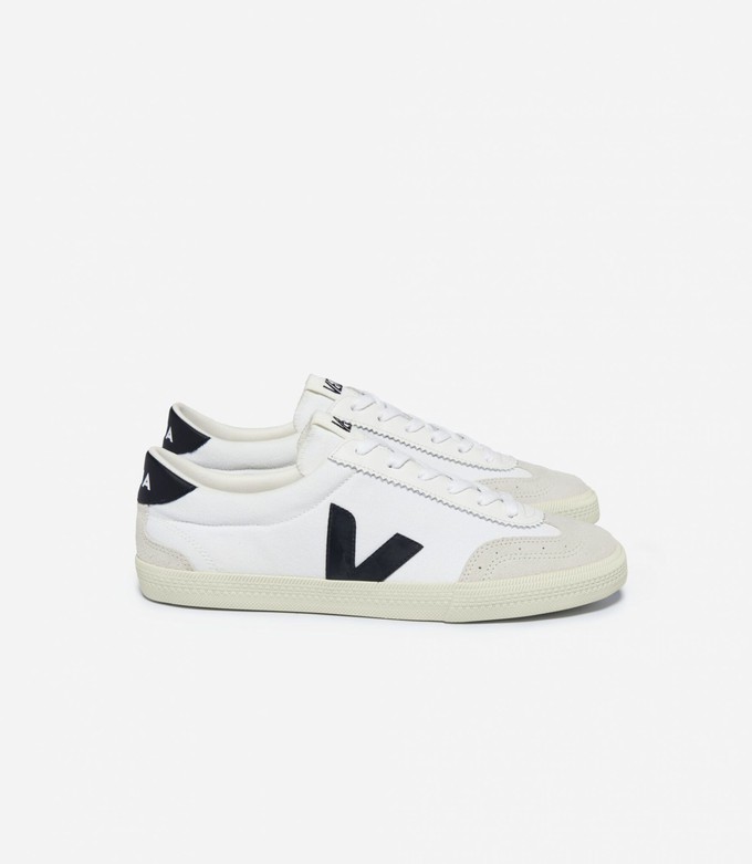 Veja Volley Canvas White Black from The Blind Spot