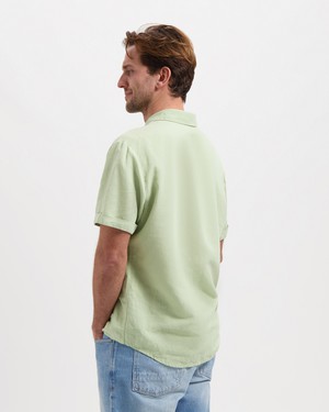 Kuyichi Nolan Shirt Sage Green from The Blind Spot
