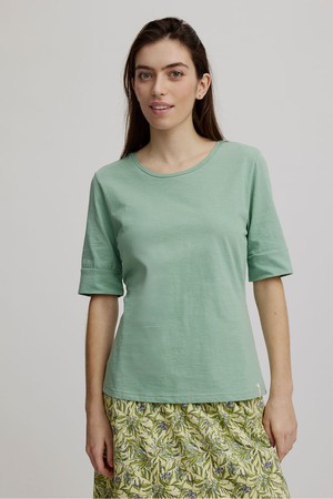 Slub T-shirt Granite Green from The Blind Spot