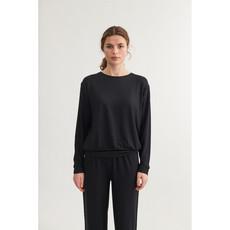 Sweater Sadie Blouse Black via The Blind Spot
