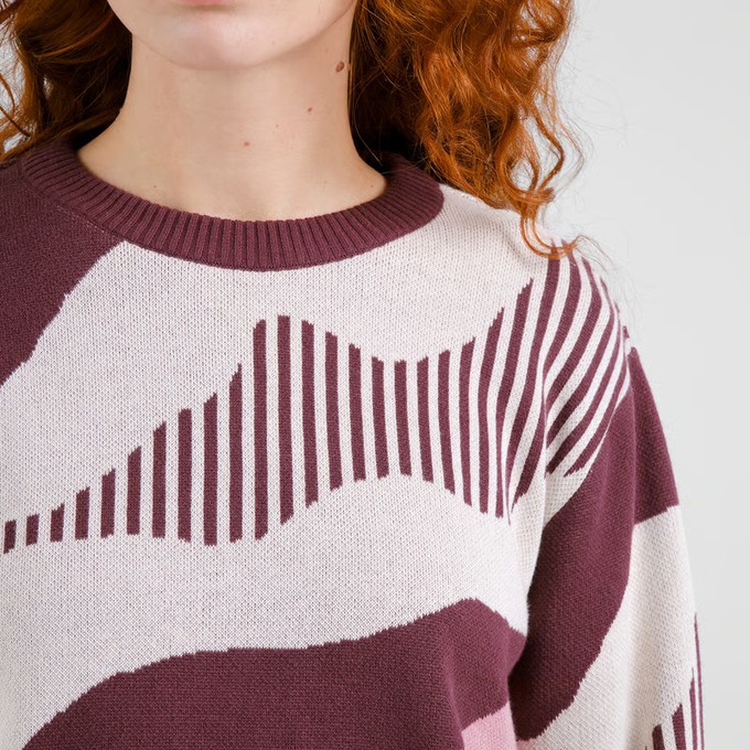 Dedicated | Sweater Arendal Flowing Abstract Multi Color from The Blind Spot