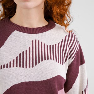 Dedicated | Sweater Arendal Flowing Abstract Multi Color from The Blind Spot