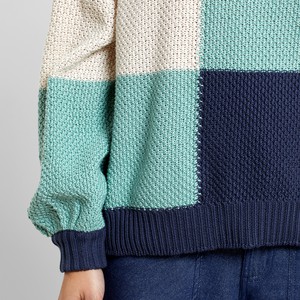Sweater Knitted Rutbo Blocks Green from The Blind Spot