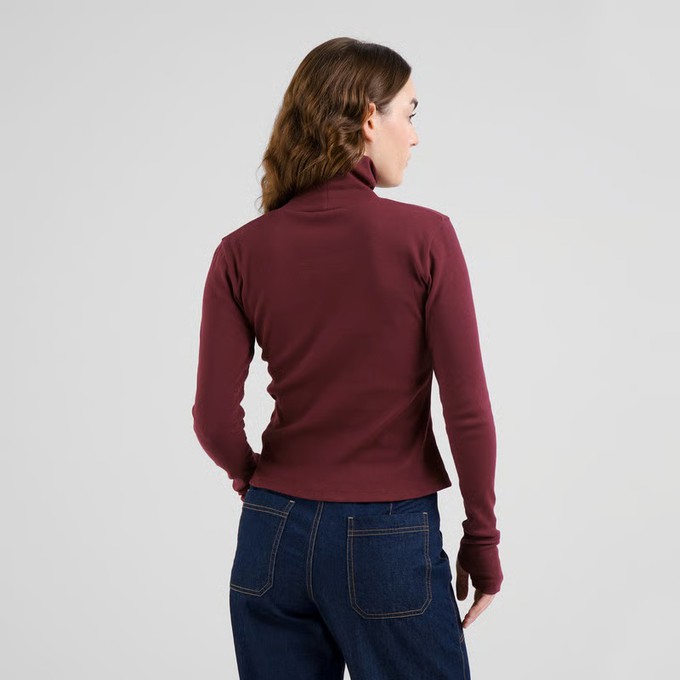 Dedicated | Rib Top Malma Fig Red from The Blind Spot