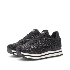 Woden | Ronja Sneakers Plateau Glitter Black from The Blind Spot