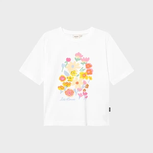 T-shirt Vadstena Les Fleurs Wit from The Blind Spot
