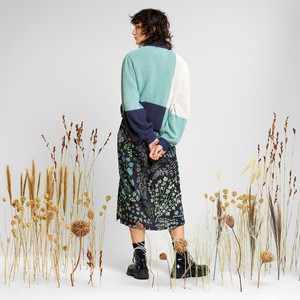 Sweater Knitted Rutbo Blocks Green from The Blind Spot