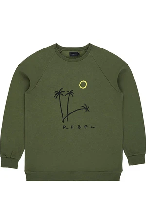 Sweater Rebel Palm Kiwi from The Blind Spot