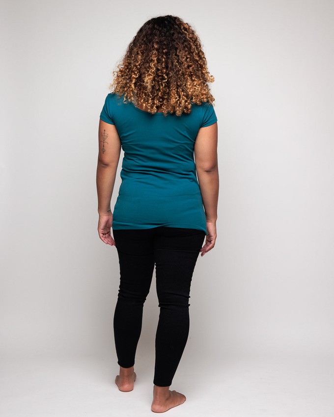 Nursing T-shirt in Tidal Teal from The Bshirt