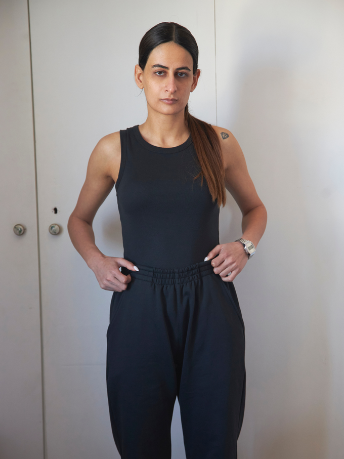 Black Organic Cotton Tanktop | By Signe from The Collection One