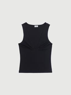Black Square Neck Top  | By Signe via The Collection One