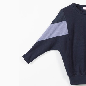 Sweatshirt - AMY - gemaakt van 4 verschillende gerecyclede stoffen: blauw, blauw, denim from The Driftwood Tales