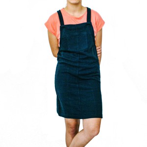 Dress - Garden skirt - recycled cotton - Navy blueº from The Driftwood Tales