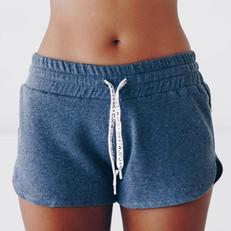 SHORT - gerecycled katoen - BLUE NEPPY MELANGE via The Driftwood Tales