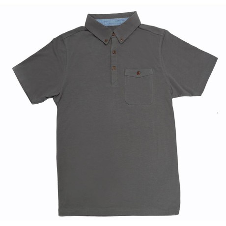 Poloshirt Basic - Antraciet grijs - from The Driftwood Tales